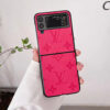 Louis-Vuitton Samsung Z FLIP 6 Z Fold 5 Z FLIP 4 Case LV Luxury Back cover