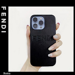 Fendi iPhone 13 Pro Max Case Leather iPhone 13 12 11 Cases