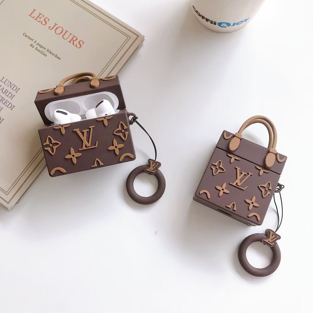 VUITTONのAirPodsケースSINCE 1854 Designer AirPod 2-3-Pro Case Brown LV Monogram | uCaseSpot