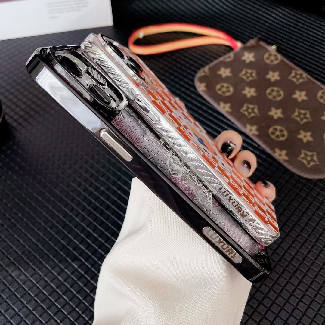 LOUIS VUITTON - iPhoneX LOUIS VUITTON カバー LV Phone Case with Strap Ornament for iPhone 11-16 Series