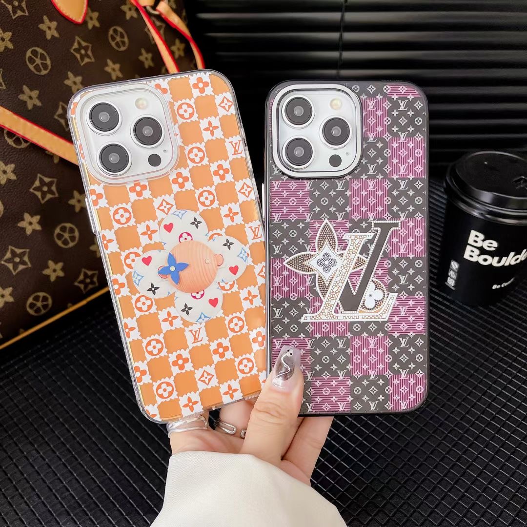 Louis-Vuitton iPhone 15 14 Pro Max Case LV Logo Louis
