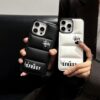 Stussy Puffer Phone Case iPhone 16 17 Pro Max Leather Case
