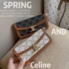 Celine Phone Bags Wallet iPhone 16 17 Pro Max Case with Strap