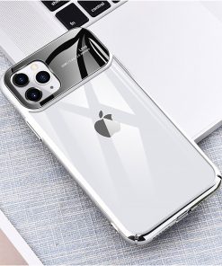 For iPhone 11 Pro Max Case Luxury Mirror Glass Phone Case i Phone X XS XR MAX ProMax Shockproof Back Cover For iPhone 7 8 Plus