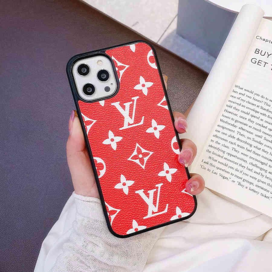 Louis Vuitton Red iPhone 12 Case – javacases
