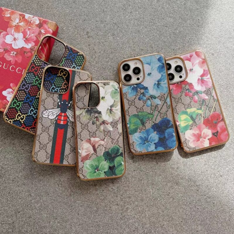 Gucci Red Flowers Bloom iPhone 14 Pro Max Case