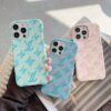Louis-Vuitton Case for iPhone 15 14 13 Pro Max Leather Case