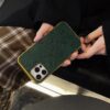 Louis-Vuitton iPhone 15 Pro Max LV Leather Phone Case