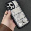 Nike-Air Jordan iPhone 15 16 Pro Max Case Leather down jacket