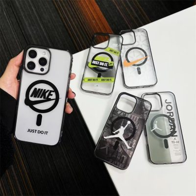 Jordan iPhone 17 16 15 14 13 12 Pro Max Case Sneaker Cover Coque