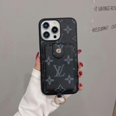 Louis Vuitton Phone Case iPhone 16 Pro Max Card Holder Case