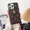 Louis Vuitton iPhone 17 16 Pro Max Case with Card Holder Wallet