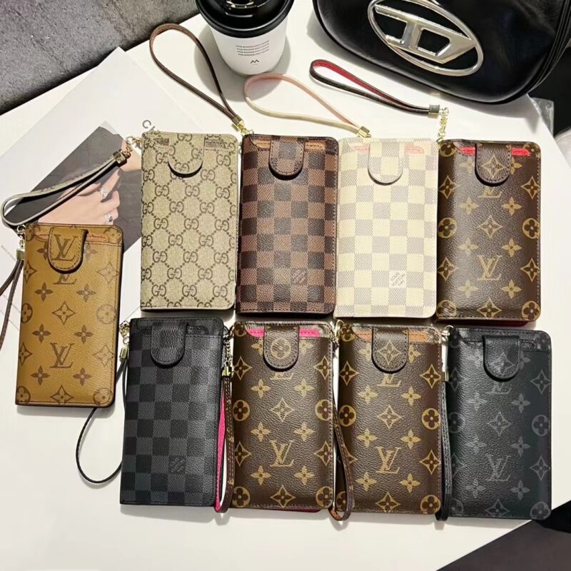 Louis Vuitton Phone Bag Leather iPhone 15 Pouch bags