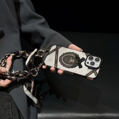 Chanel iPhone 15 Pro Max Case With Strap
