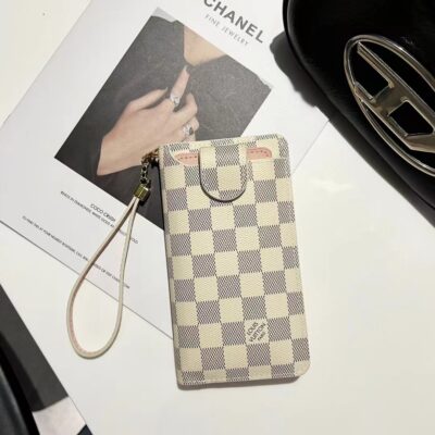 Louis Vuitton Leather Phone Pouch Bag Wallet for iPhone 17 Pro Max