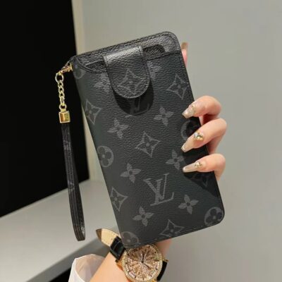 Louis Vuitton Case iPhone 17 Leather Phone Bag Wallet