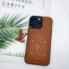 LV Louis Vuitton iPhone 16 Pro Max Case with Credit Card Holder Wallet Case