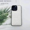 Louis Vuitton LV-Monogram Leather Case for iPhone 17 16 Pro Max with Card Holder Wallet