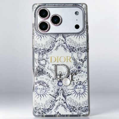 Christian Dior Paris Leather iPhone 17 Pro Max Case With Logo