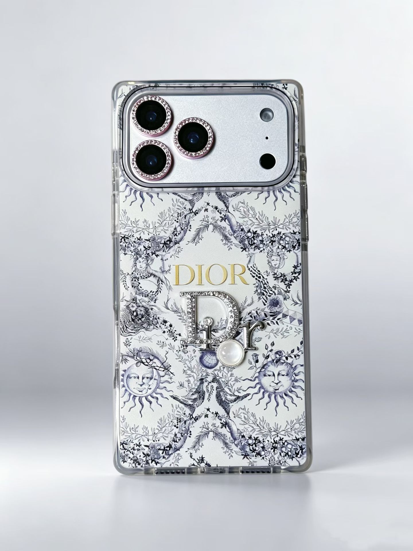 Christian Dior Paris Leather iPhone 17 Pro Max Case With Logo |