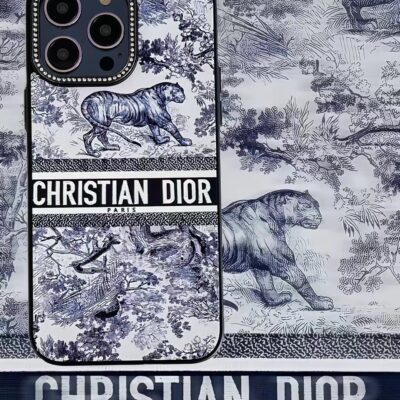 Christian Dior Paris Leather iPhone 16 Pro Max Case With Logo