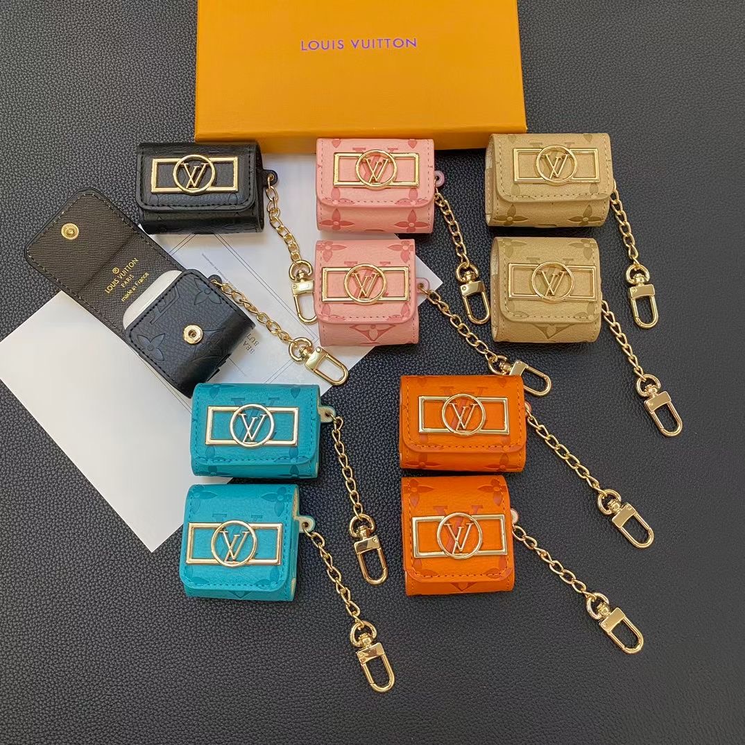 Louis Vuitton AirPods 4 Case LV AirPods Pro2 Leather Case