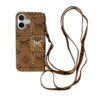 Louis-Vuitton iPhone 16 Plus Leather Case with Card Holder Wallet Case LV iPhone Cover