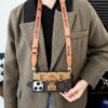 Louis-Vuitton iPhone 14 15 16 Pro Max Case With Shoulder Strap and Card Holder