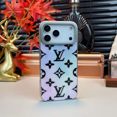 Louis-Vuitton iPhone 17 16 Pro Max Case Trensparent White LV Cover