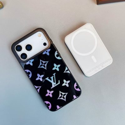 Louis-Vuitton iPhone 17 16 14 15 Pro Max Case With LV logo
