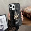 Louis Vuitton iPhone 16 Pro Max Case Leather With LV Handle