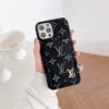 Louis Vuitton iPhone 14 Pro Max White Leather Case With Card Holder