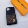 Louis Vuitton iPhone 16 15 Pro Max Leather Case LV Logo With Card Holder