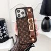 Louis Vuitton iPhone 16 Pro Max Case With Strap Handle LV Logo