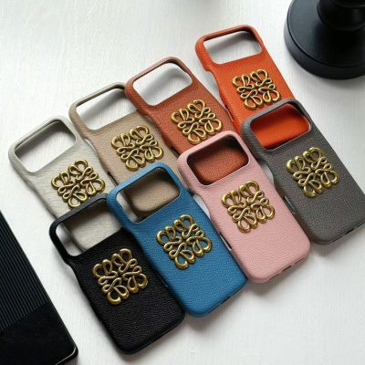 Luxury iPhone 17 Pro Max Leather Phone Case 16 Plus 15 14 Pro Max Case Coque Cover