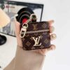 Louis Vuitton Airpords 4 Pro 2 3 Leather Case Mini BagFor Airpods
