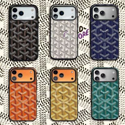 Goyard-PARIS iPhone 16 17 Pro Max Case Cover Magnetic Phone Case with bracket