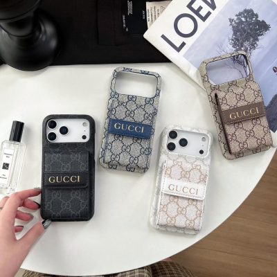 Gucci Leather Case For iPhone 17 Pro Max With GG Logo Case