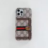 Gucci iPhone 16 Pro Max Case With Card Holder And Strap