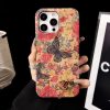 Chanel-CC iPhone 16 Pro Max Case Flower and Butterfly Designs