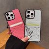 Louis Vuitton iPhone 16 Plus & Pro Max Leather Case with Card Holder