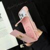 Pink Hermes-Style iPhone 17 Pro Max Leather Case with Card Holder Wallet – Premium Leather