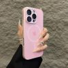 Pink Rose Apple Logo iPhone 17 Air & iPhone 17 Pro Max Case – MagSafe Frosted Glass iPhone 16 Pro Max Case Cover with Honeycomb Cooling Design