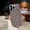 Apple Logo iPhone 17 Air Case with MagSafe – iPhone 17 Pro Max / iPhone 16 15 Pro Max Frosted Glass Phone Case Cover, Honeycomb Heat Dissipation