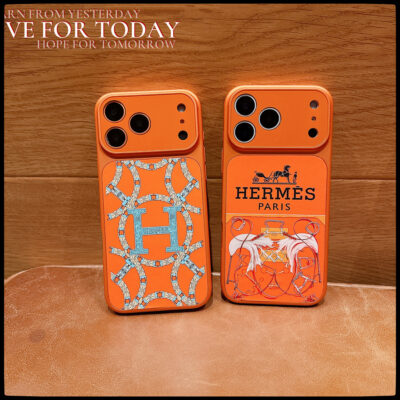 Orange Hermes Paris iPhone Case – Luxury Slim Phone Cover for iPhone 14, 15, 16 & 17, Pro & Pro Max