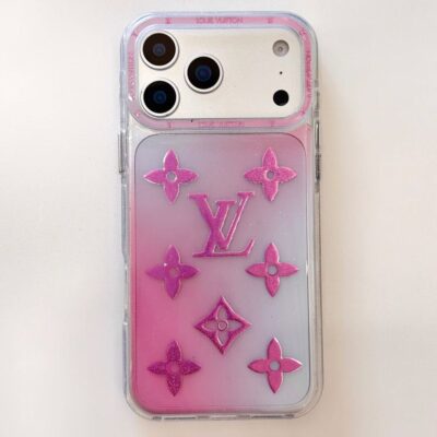 LV Transparent iPhone Case – Luxury Louis Vuitton Style Clear Cover for iPhone 14, 15, 16 & 17 Series, Pro & Pro Max