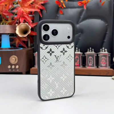 LV iPhone 17 Pro Max Case – Louis Vuitton Style Luxury Phone Cover for iPhone 14, 15, 16 & 17 Pro Max