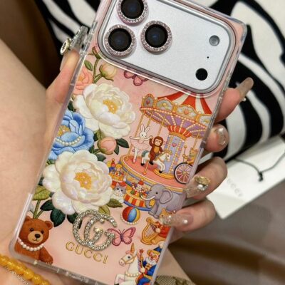 Gucci iPhone 18 Pro Max & iPhone 17 Pro Max Case – Luxury Designer-Style Phone Cover for iPhone 15, 16, 17 & 18 Pro Models