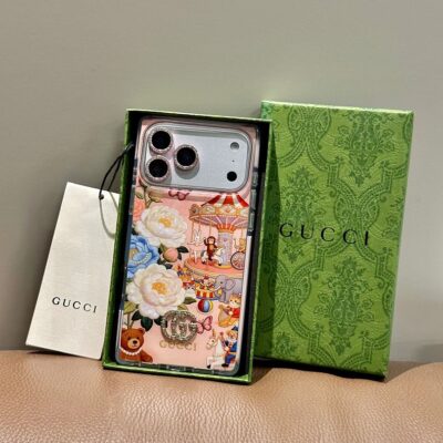 Gucci iPhone 18 Pro Max & iPhone 17 Pro Max Case – Luxury Designer-Style Phone Cover for iPhone 15, 16, 17 & 18 Pro Models