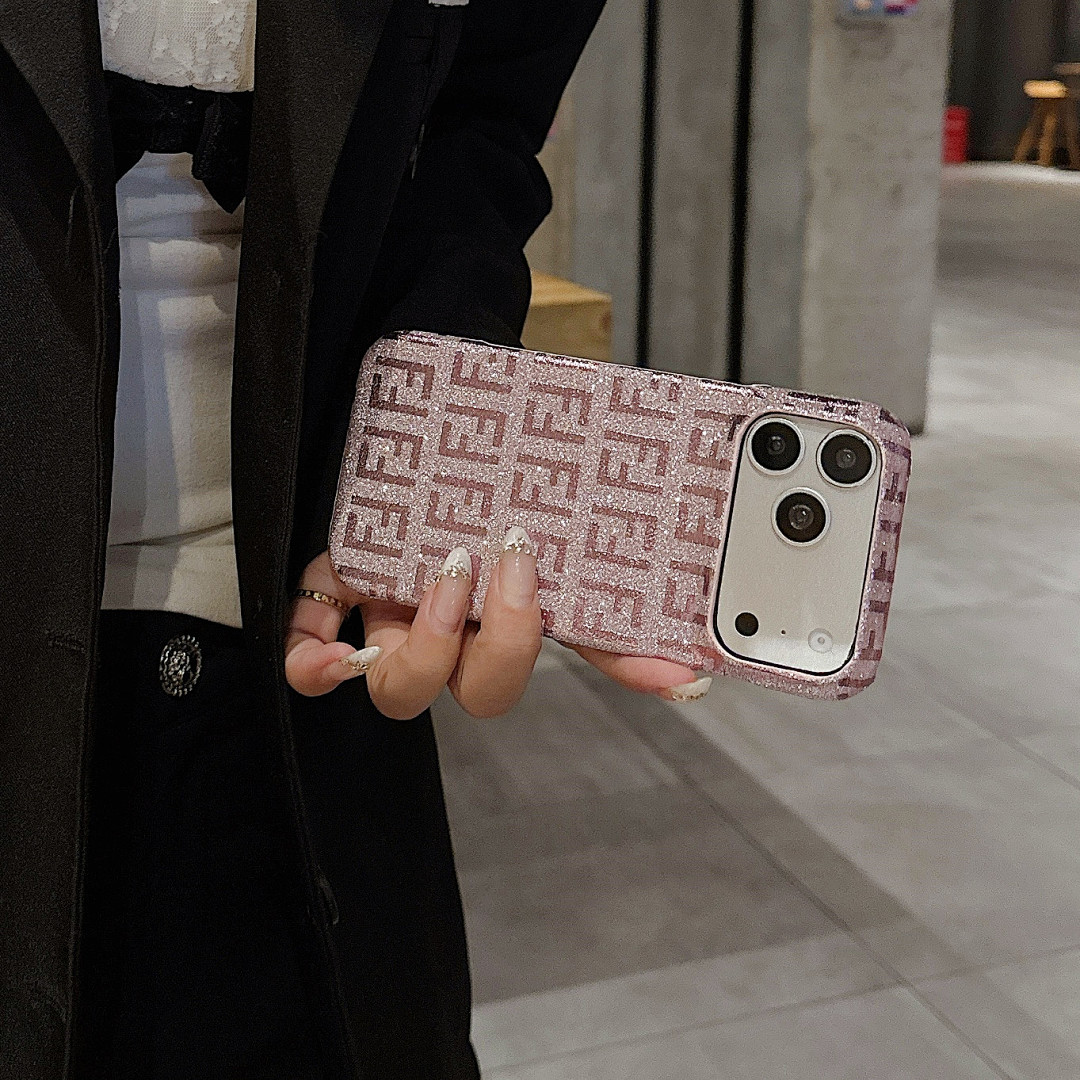 Luxury Fendi iPhone Case – Designer Phone Cover for iPhone 13, 14, 15, 16 & 17, Including Pro, Pro Max, Plus & Air